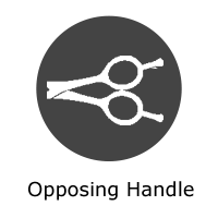 Mogul Haircut Scissors Opposing Handle